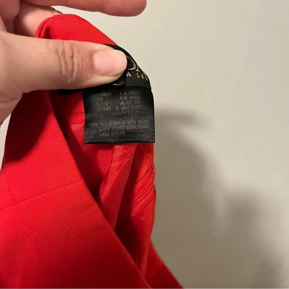 Escada Vintage Wool Skirt with Slit Size 38